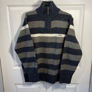 Jeep 100% wool sweater